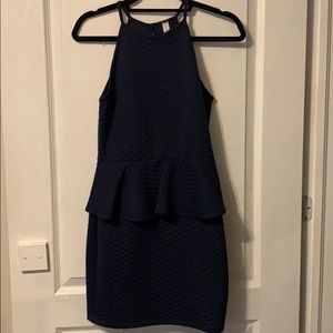 CUTE blue peplum dress